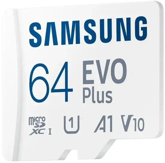 Флеш карта microSDXC 64GB Samsung MB-MC64SA EVO Plus + adapter - фото 5