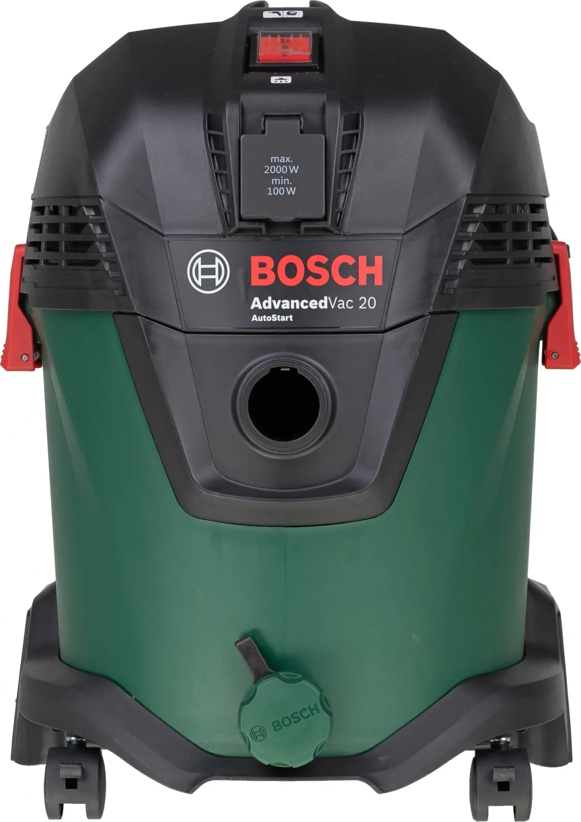 Строительный пылесос Bosch AdvancedVac20 1200Вт уборка: сухая/влажная/выдув зеленый - фото 2