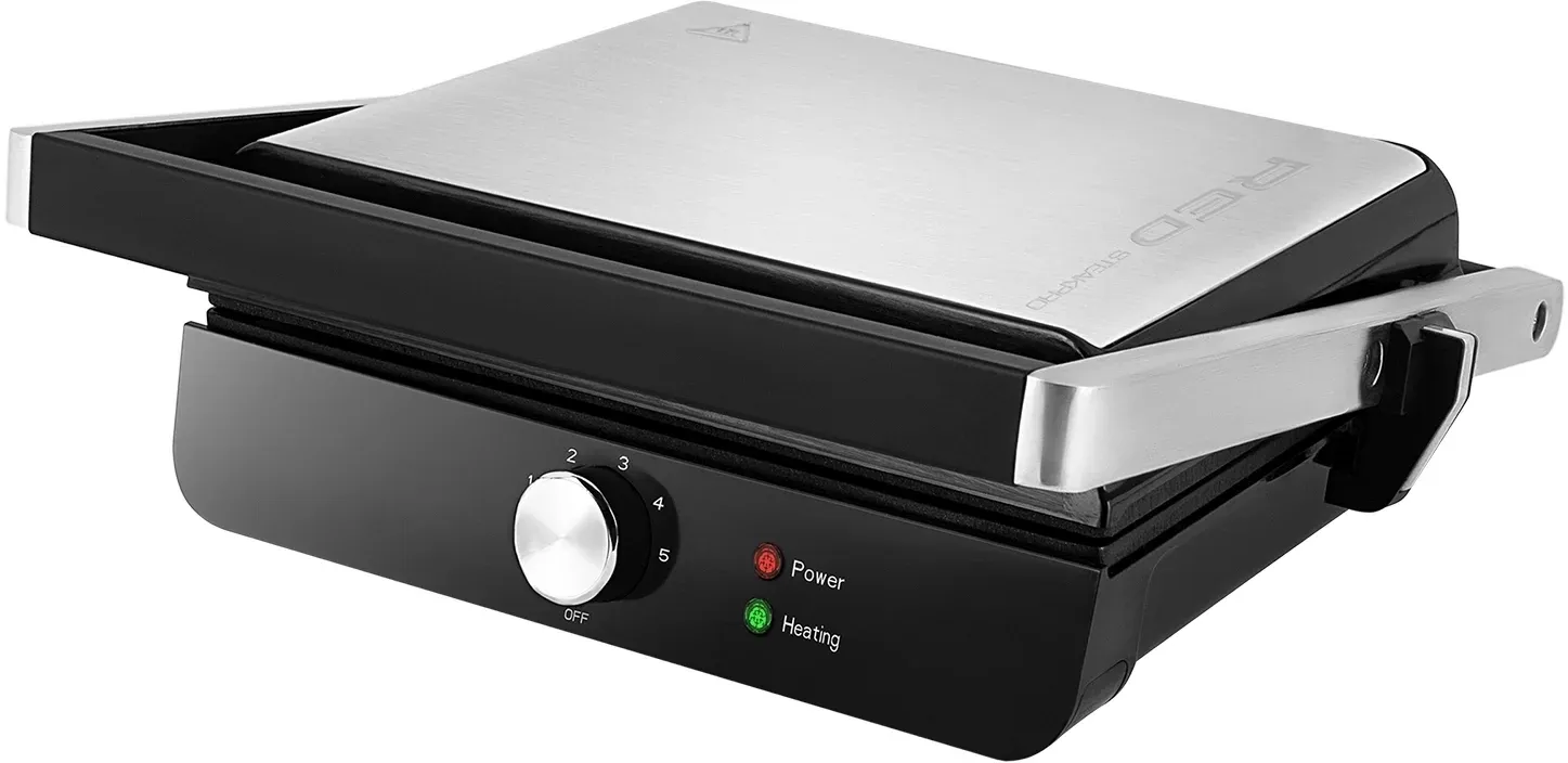 Электрогриль Red Solution RGM-M815 2000Вт черный/серебристый - фото 1