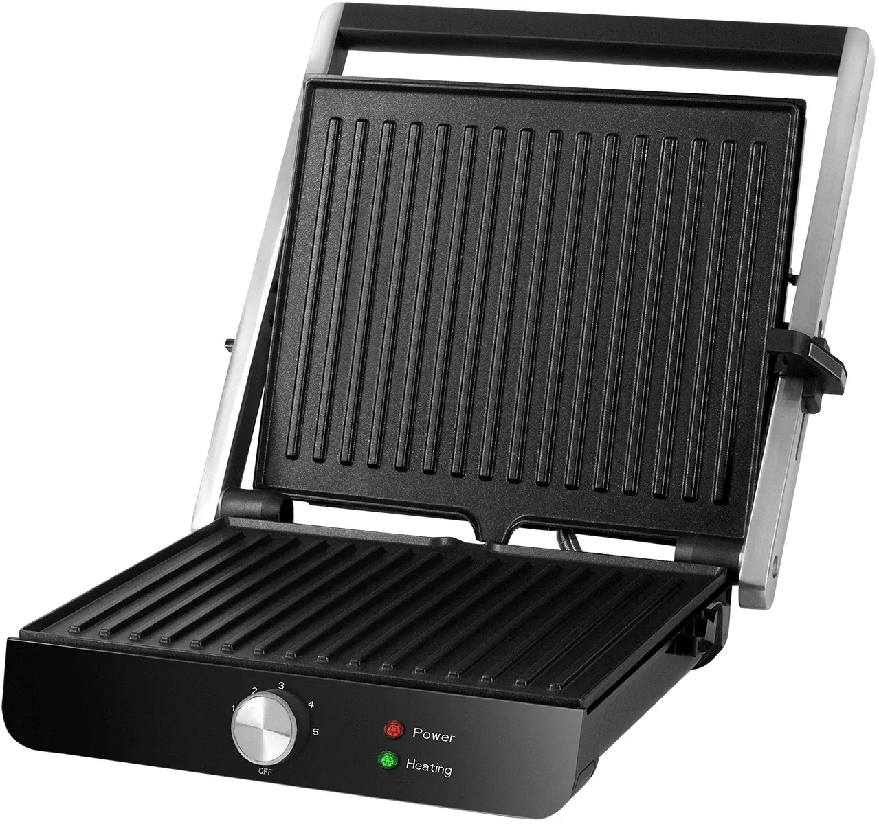 Электрогриль Red Solution RGM-M815 2000Вт черный/серебристый - фото 2
