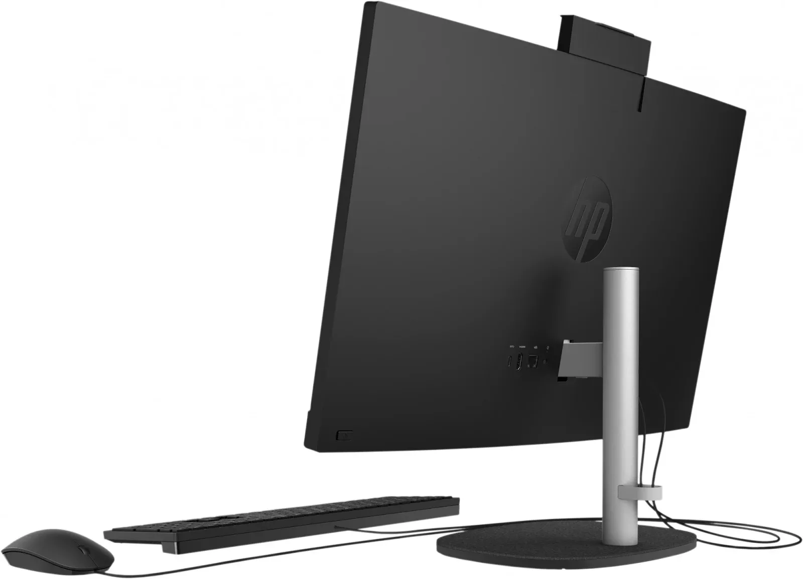 Моноблок HP 24-cr0035ci 23.8 Full HD i7 1355U 1.7 16Gb SSD512Gb Iris Xe без ОС GbitEth WiFi BT 90W клавиатура мышь Cam черный 1920x1080 - фото 4