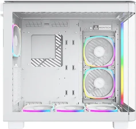 Корпус Montech King 95 Pro белый без БП ATX 7x120mm 2x140mm 2xUSB3.0 audio bott PSU - фото 4