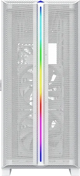 Корпус Montech Sky One Lite белый без БП ATX 5x120mm 5x140mm 2xUSB3.0 audio bott PSU - фото 2