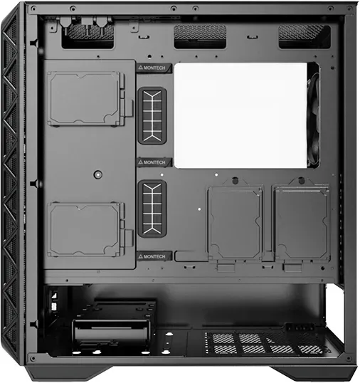 Корпус Montech Air 903 Base черный без БП ATX 9x120mm 3x140mm 2xUSB3.0 audio bott PSU - фото 5