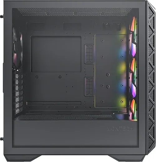 Корпус Montech Air 903 Max черный без БП ATX 9x120mm 2x140mm 2xUSB3.0 audio bott PSU - фото 3