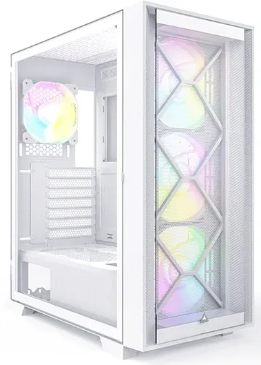 Корпус Montech Air 1000 Premium белый без БП ATX 1x120mm 3x140mm 1xUSB2.0 2xUSB3.0 audio bott PSU - фото 1