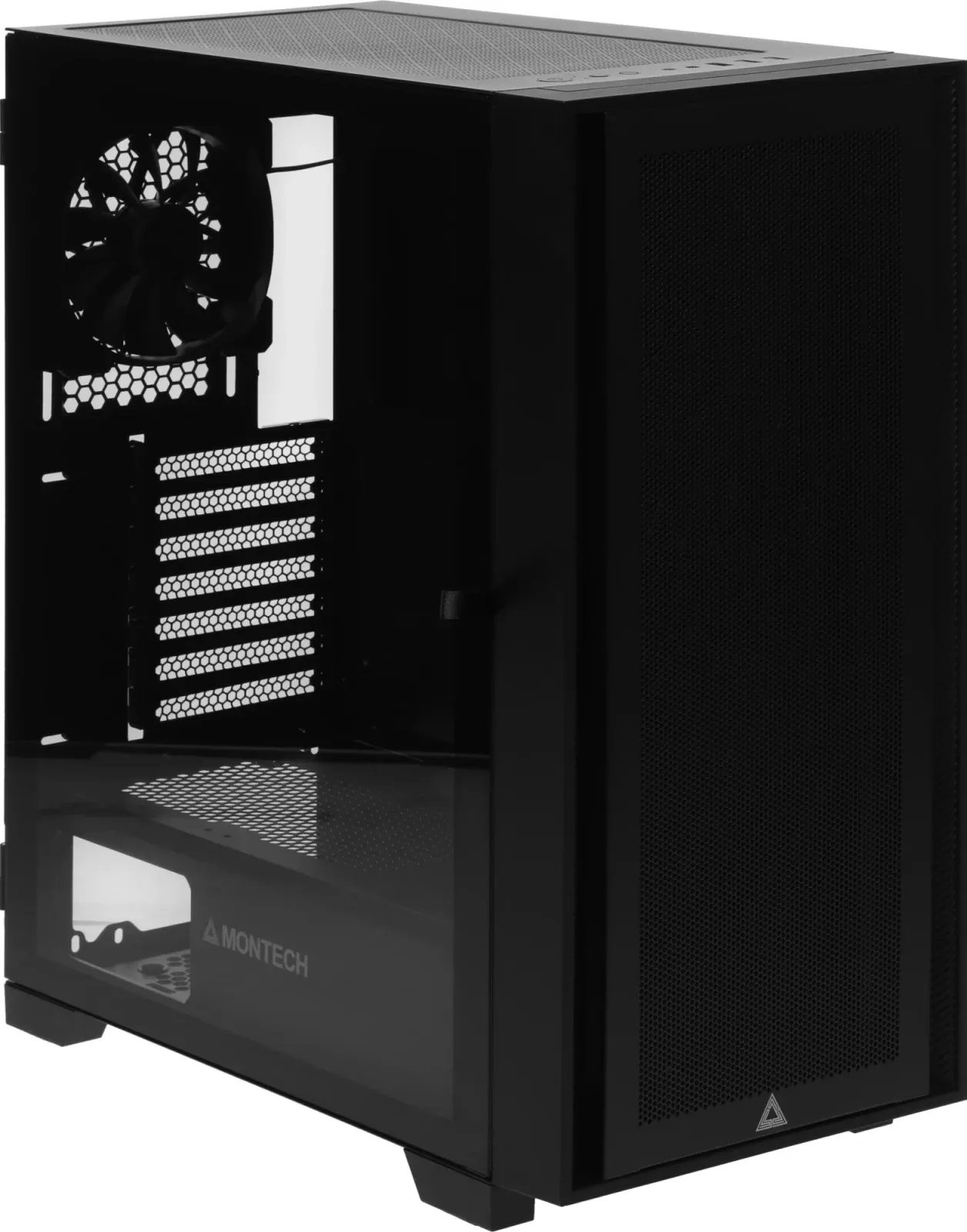 Корпус Montech Air 1000 Lite черный без БП ATX 1x120mm 3x140mm 1xUSB2.0 2xUSB3.0 audio bott PSU - фото 3