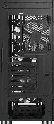 Корпус Montech X3 Glass черный без БП ATX 3x140mm 2xUSB2.0 1xUSB3.0 audio bott PSU - фото 4