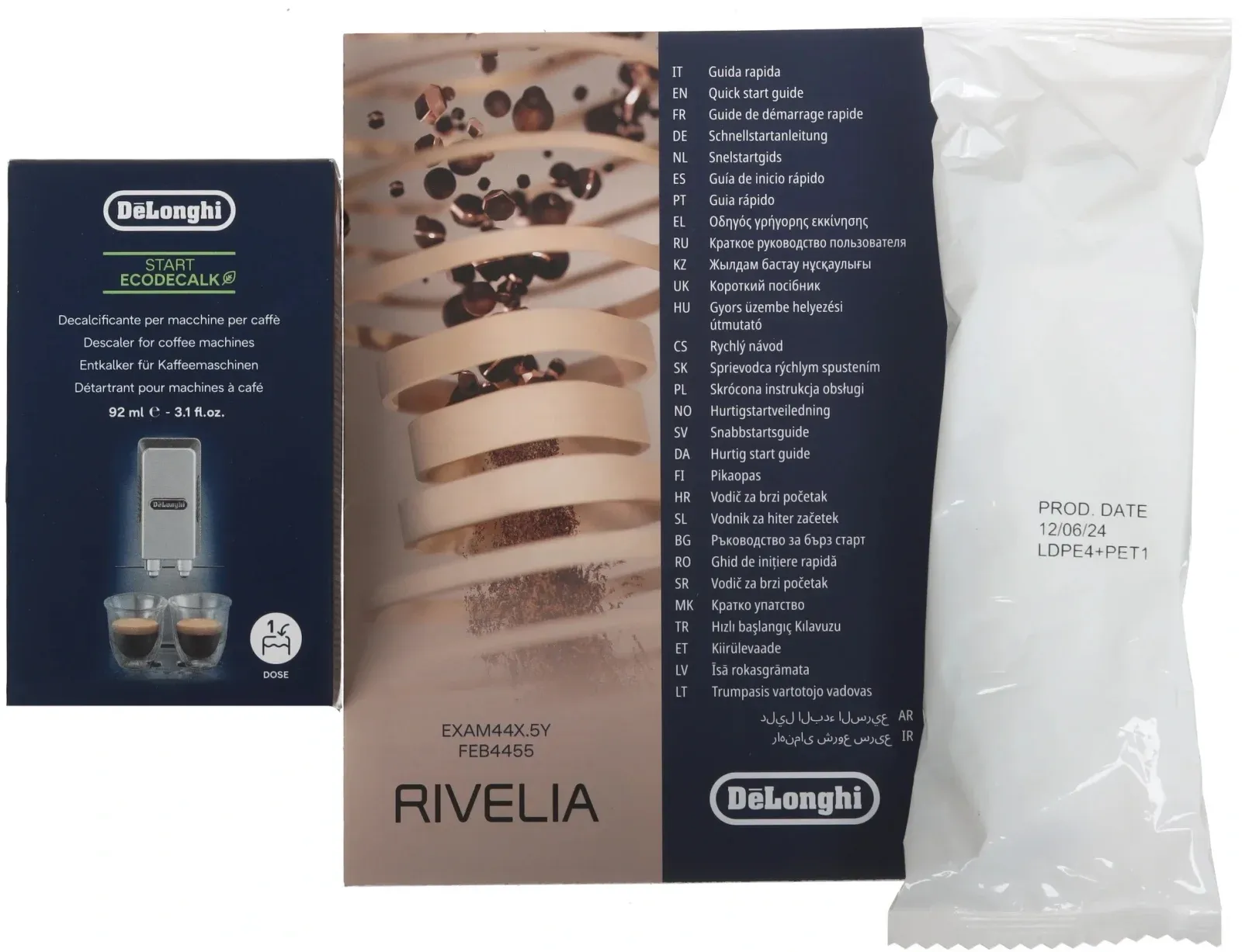 Кофемашина Delonghi Rivelia EXAM440.55.G 1450Вт серый - фото 7