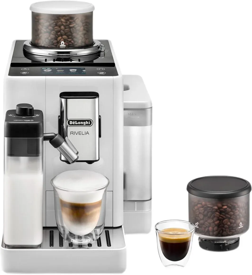 Кофемашина Delonghi EXAM440.55.W 1450Вт белый - фото 1