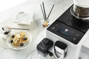 Кофемашина Delonghi EXAM440.55.W 1450Вт белый - фото 6