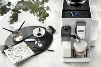Кофемашина Delonghi EXAM440.55.W 1450Вт белый - фото 7