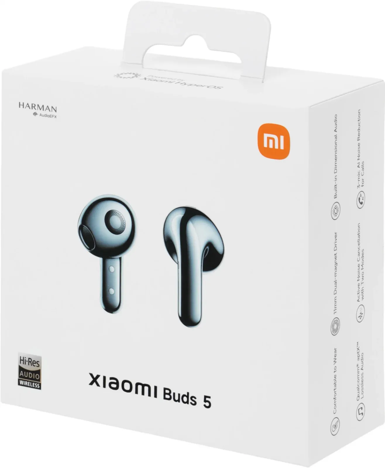 Гарнитура вкладыши Xiaomi Buds 5 M2341E1 черный беспроводные bluetooth в ушной раковине BHR8118GL - фото 4