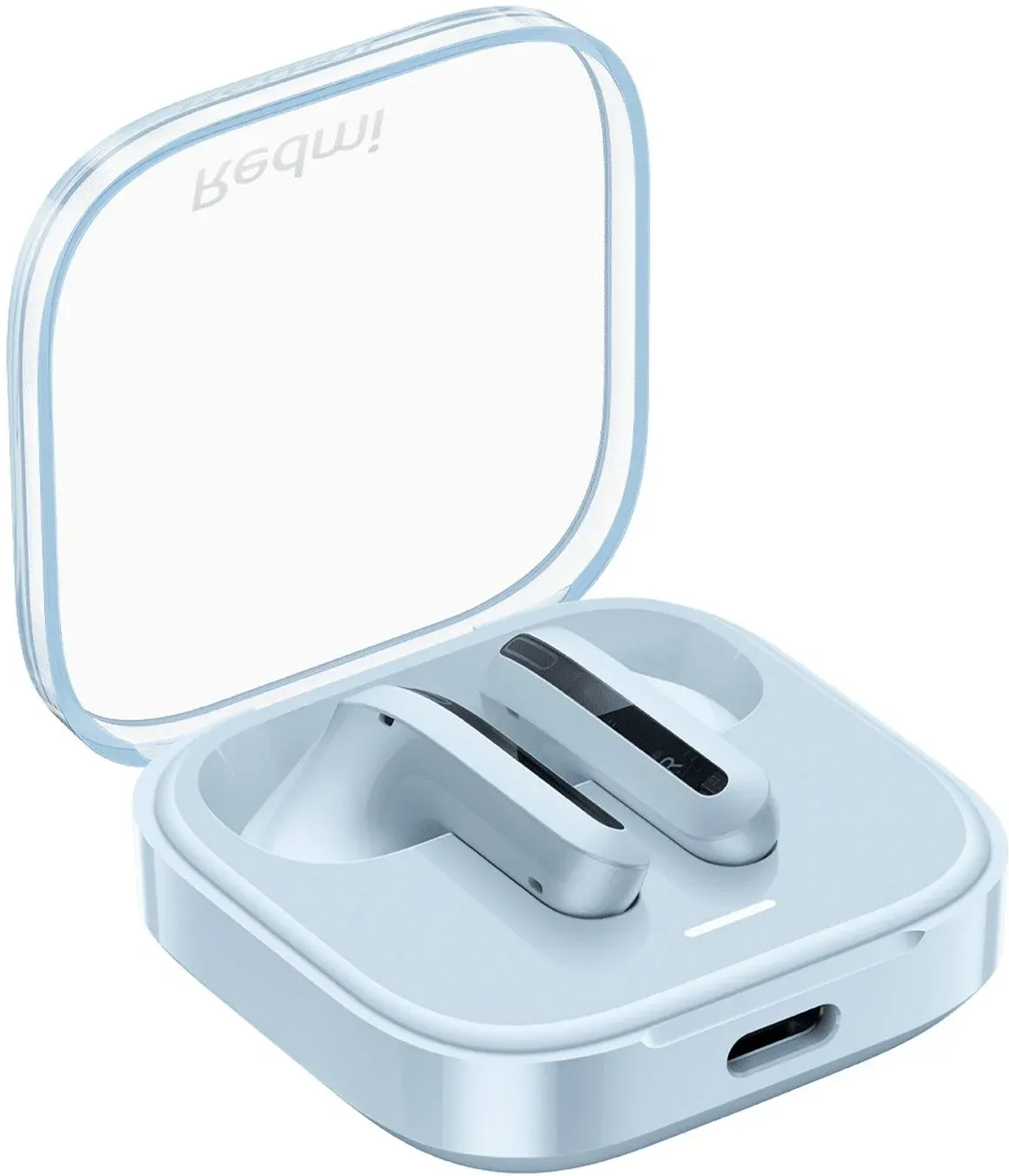 Гарнитура вкладыши Xiaomi Redmi Buds 6 Active M2344E1 синий беспроводные bluetooth в ушной раковине BHR8394GL - фото 7