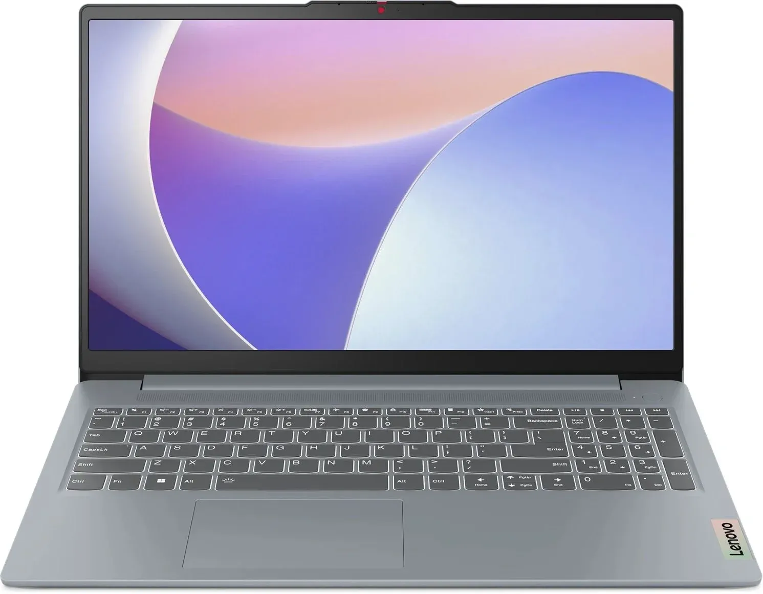Ноутбук Lenovo IdeaPad Slim 3 15IRH8 Core i7 13620H 16Gb SSD512Gb Intel UHD Graphics 15.6 IPS FHD 1920x1080 FreeDOS grey WiFi BT Cam 83EM007MPS - фото 1