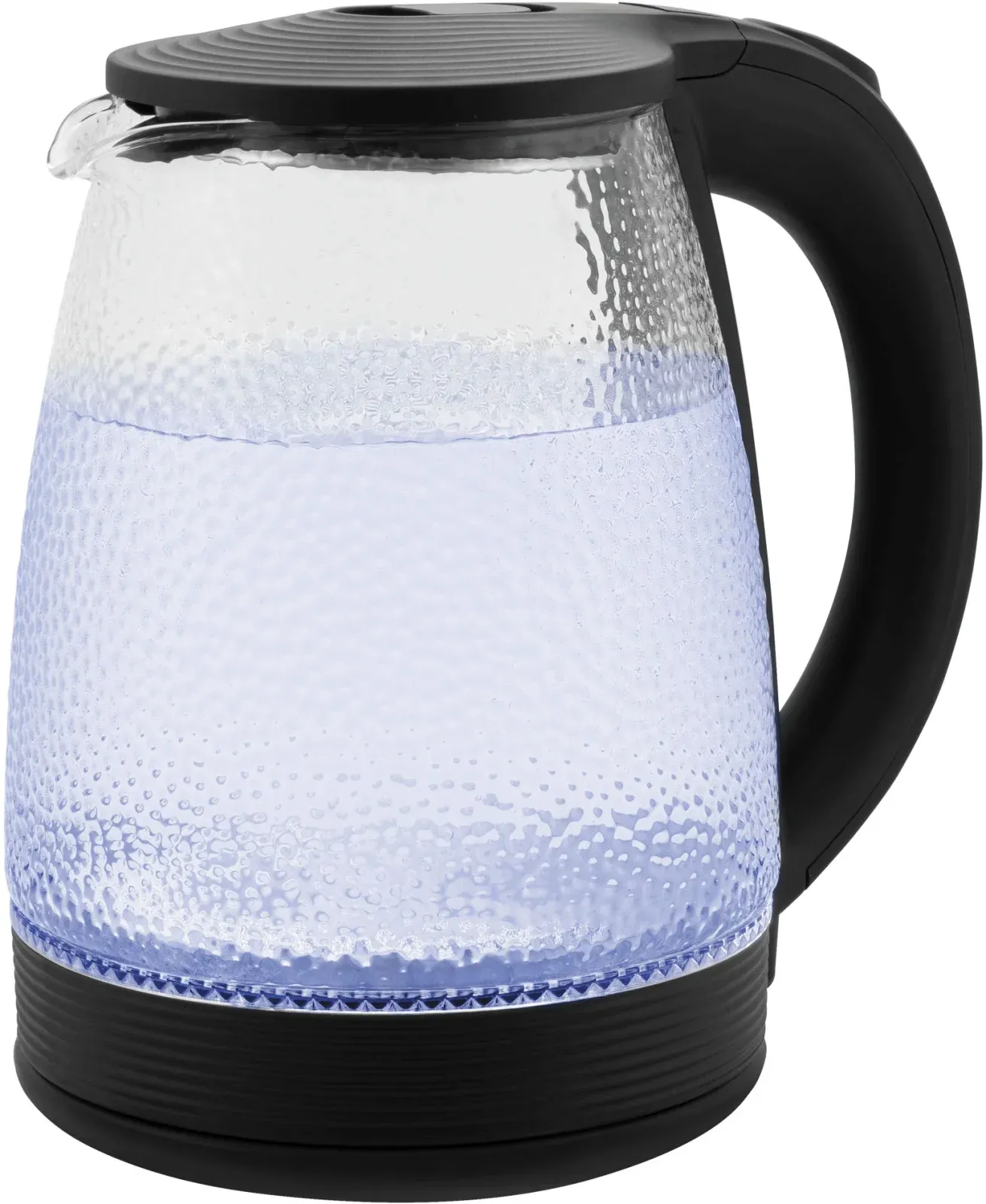 Чайник электрический Vitek VT-7003 1.7л. 2200Вт черный корпус: стекло - фото 3