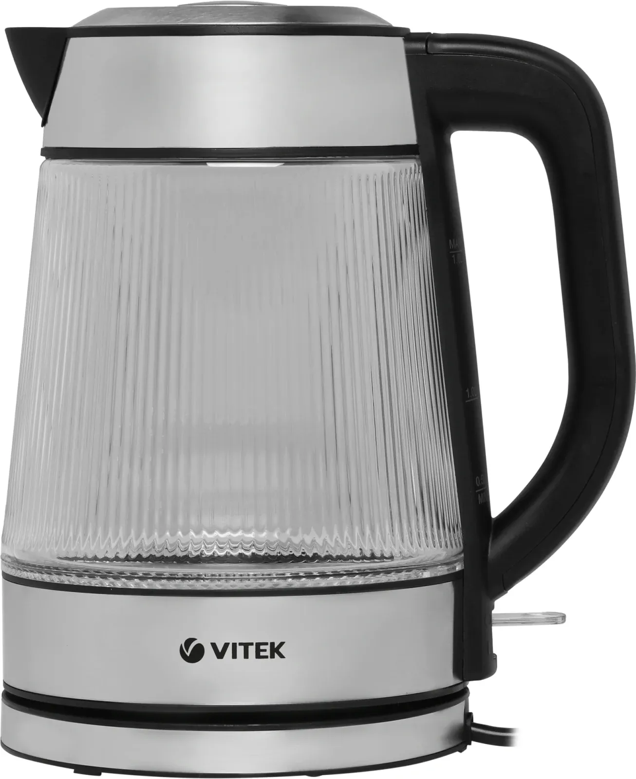 Чайник электрический Vitek VT-7017 1.8л. 2200Вт прозрачный корпус: стекло - фото 5