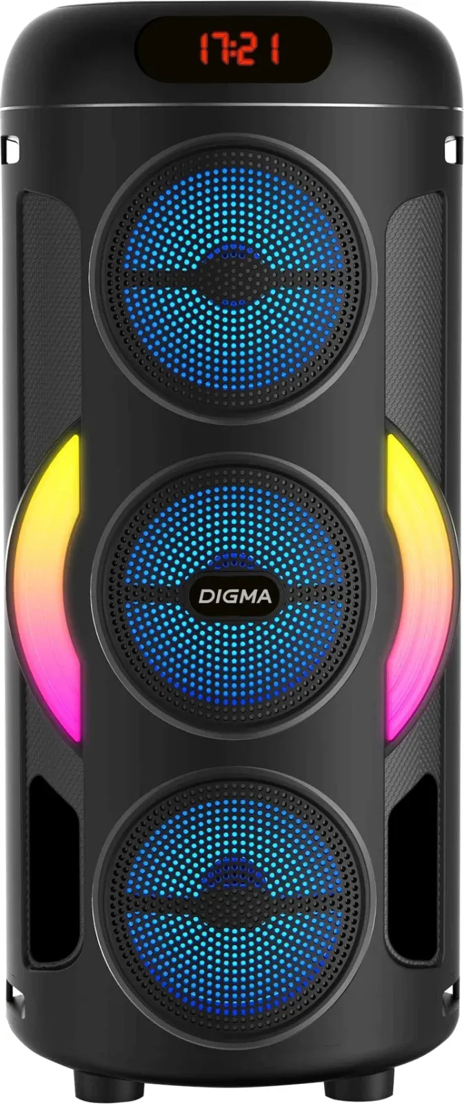 Музыкальные центры DIGMA D-MC1721 черный - фото 1