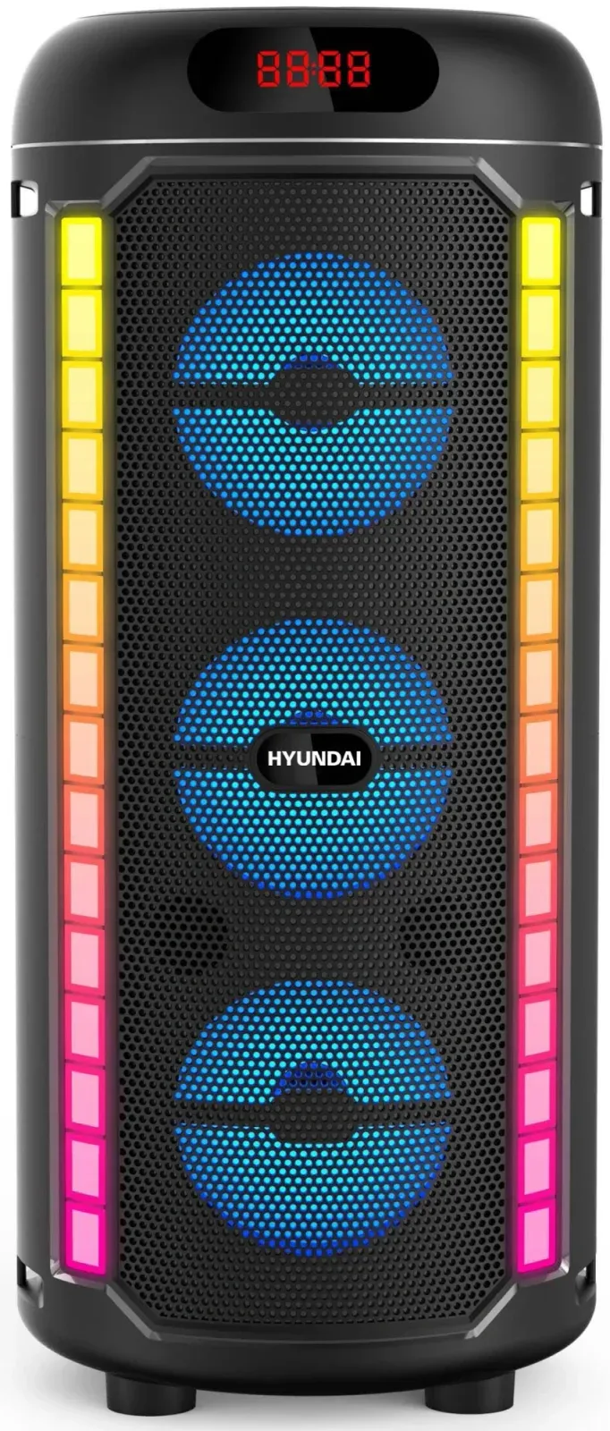 Минисистема Hyundai H-MC1221 черный 15Вт FM USB BT SD/MMC - фото 1