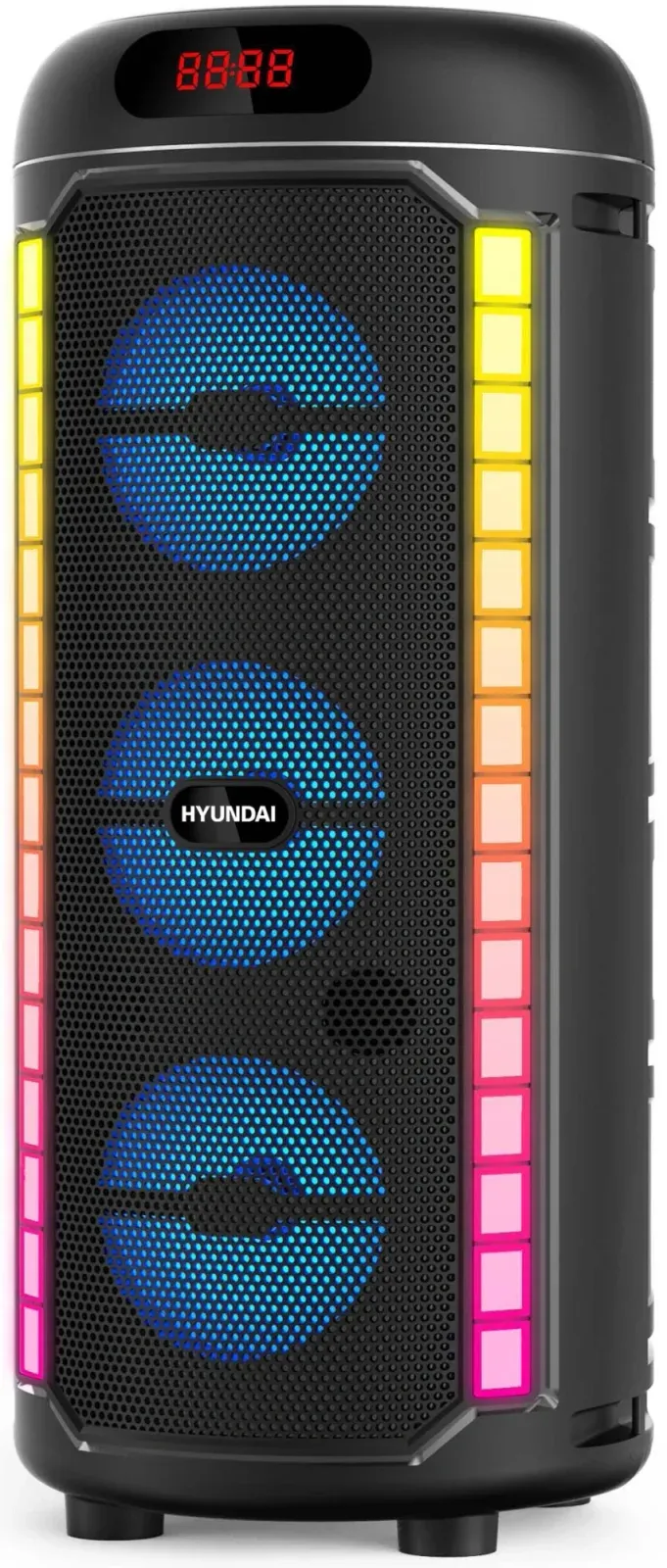 Минисистема Hyundai H-MC1221 черный 15Вт FM USB BT SD/MMC - фото 2