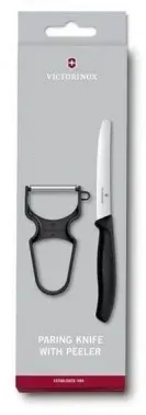 Набор нож/овощеч. Victorinox Swiss Classic Paring Swiss Classic 6.7113.23 6.7113.23 компл.:2предм. черный карт.коробка - фото 8