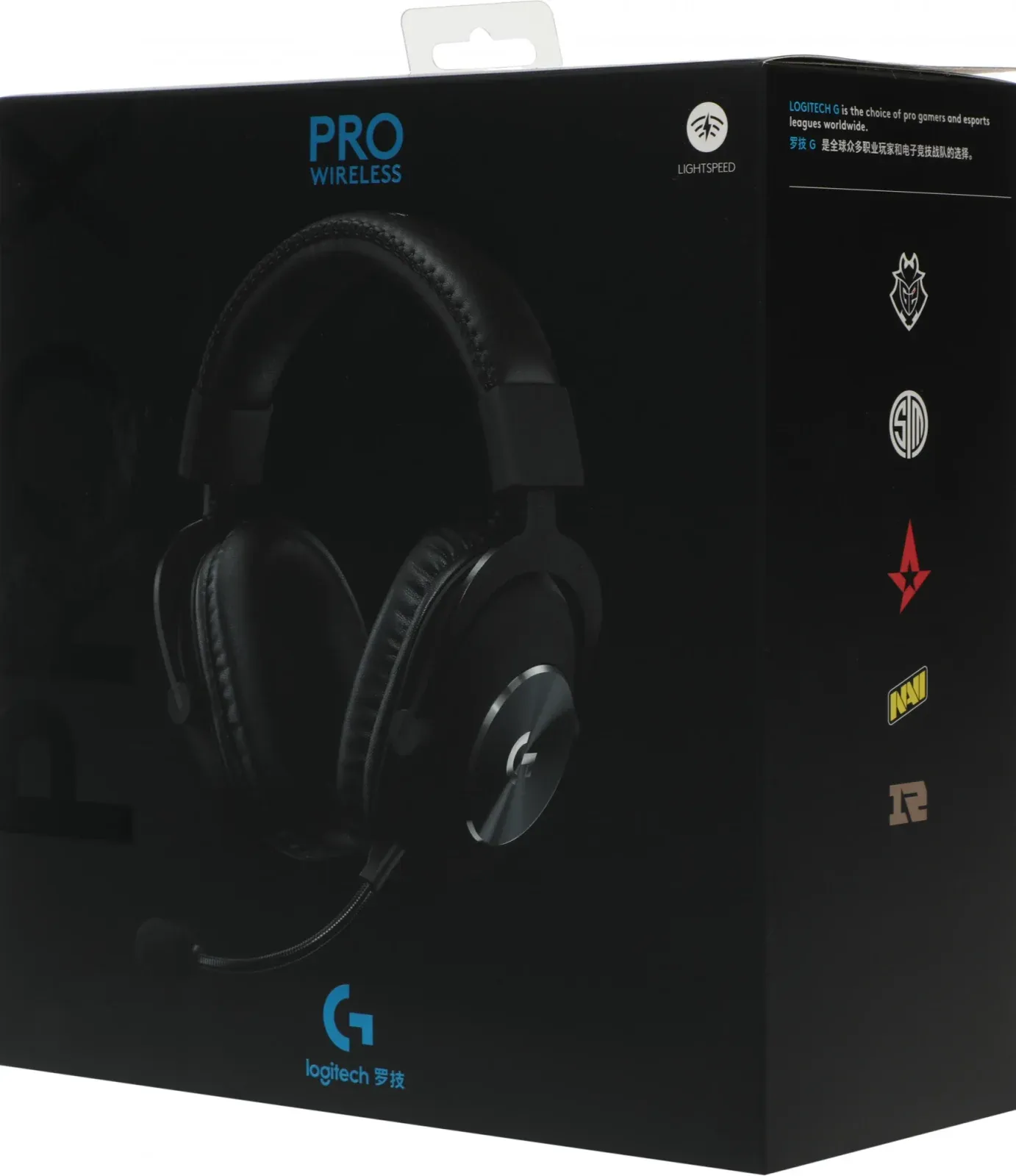 Наушники с микрофоном Logitech G Pro X Lightspeed черный 2м мониторные Radio оголовье 981-000908 - фото 7