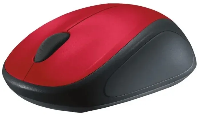 Мышь Logitech M235 красный/черный оптическая 1000dpi беспров. USB для ноутбука 2but 910-007130 - фото 3