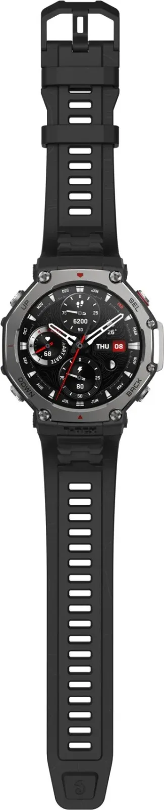 Смарт-часы Amazfit T-Rex 3 A2323 48.5мм 1.5 AMOLED корп.темно-серый рем.темно-серый разм.брасл.:145-210мм 6970100374896 - фото 4