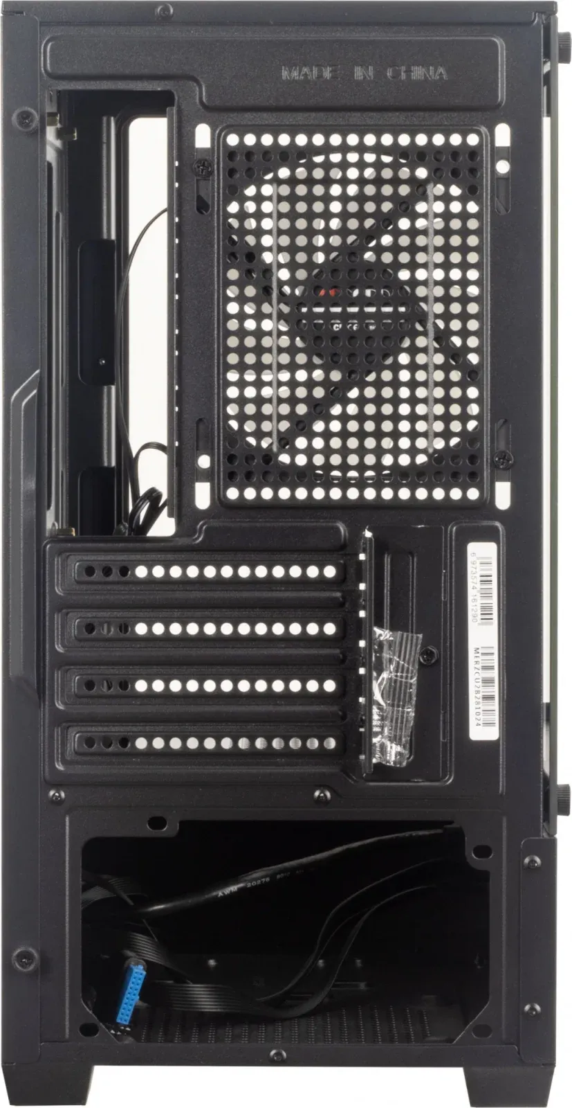 Корпус Accord ACC-ZCU2B черный без БП mATX 4x120mm 2xUSB2.0 1xUSB3.0 audio bott PSU - фото 5
