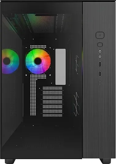 Корпус Montech King 65 PRO черный без БП ATX 8x120mm 6x140mm 2xUSB3.0 audio bott PSU - фото 2