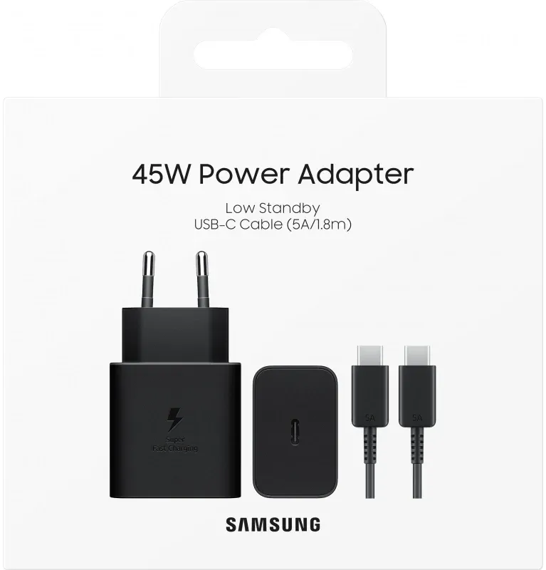 Сетевое зар./устр. Samsung EP-T4511XBEGEU 45W 3A PD USB Type-C для Samsung черный - фото 5