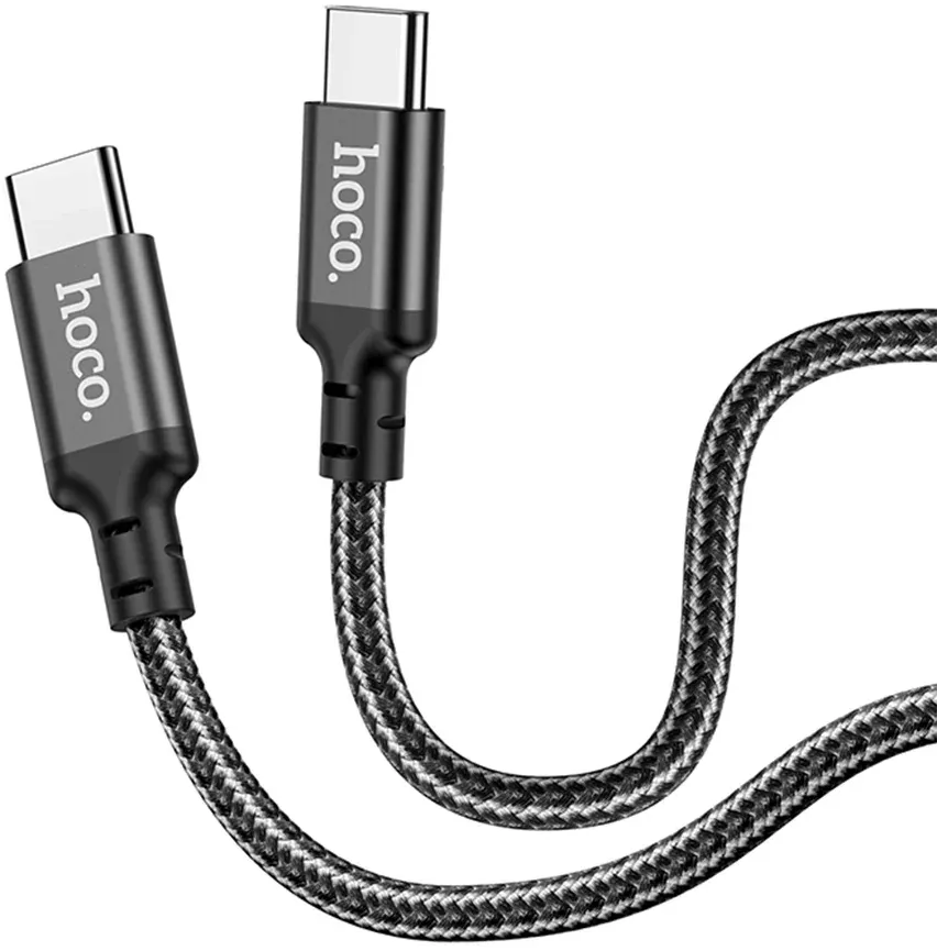 Кабель Hoco X14 TYPE-C TO TYPE-C52215 USB Type-C m-USB Type-C m 1м черный - фото 3