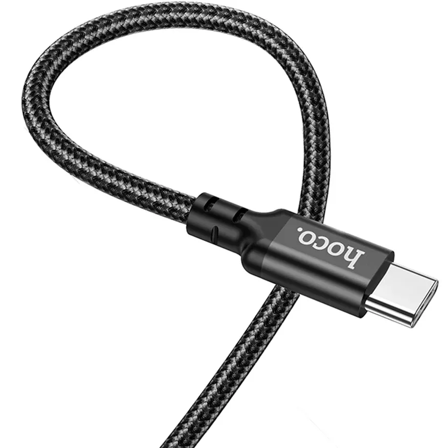 Кабель Hoco X14 TYPE-C TO TYPE-C52215 USB Type-C m-USB Type-C m 1м черный - фото 5