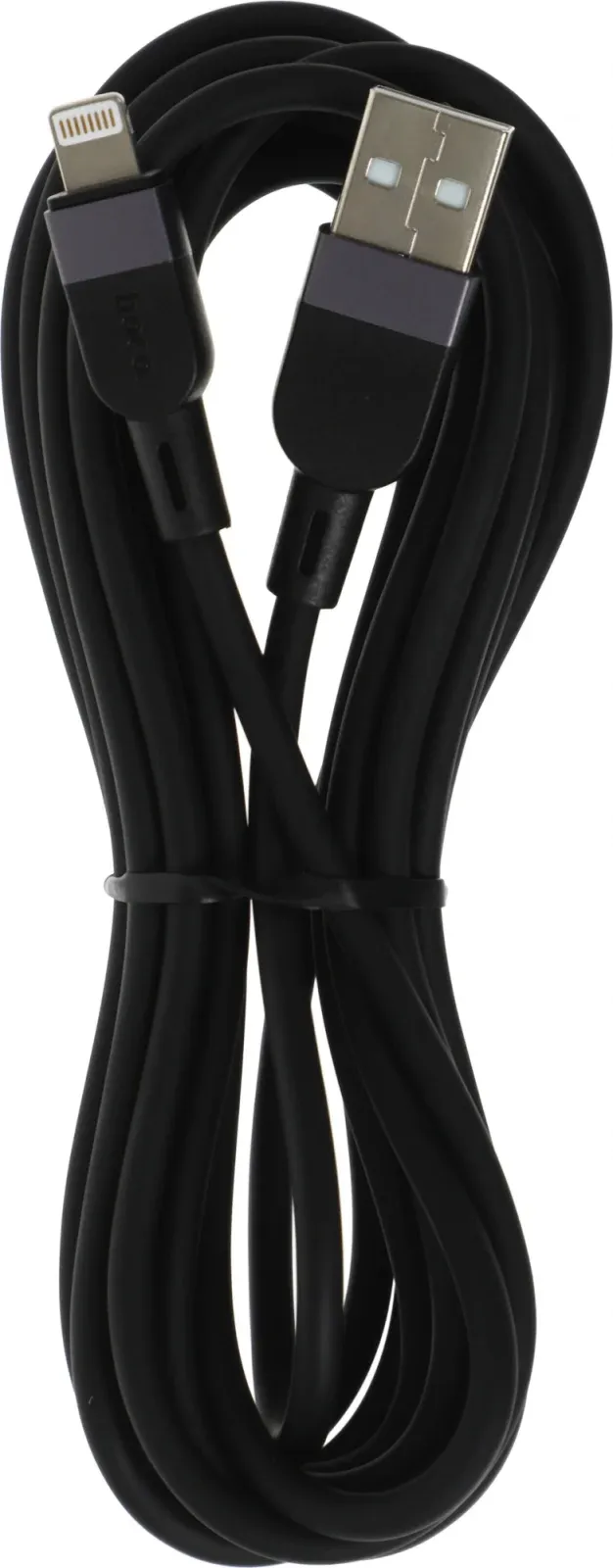Кабель Hoco X109 IP 36346L=3M USB m-Lightning m 3м черный - фото 4