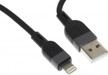 Кабель Hoco X109 IP 36346L=3M USB m-Lightning m 3м черный - фото 5