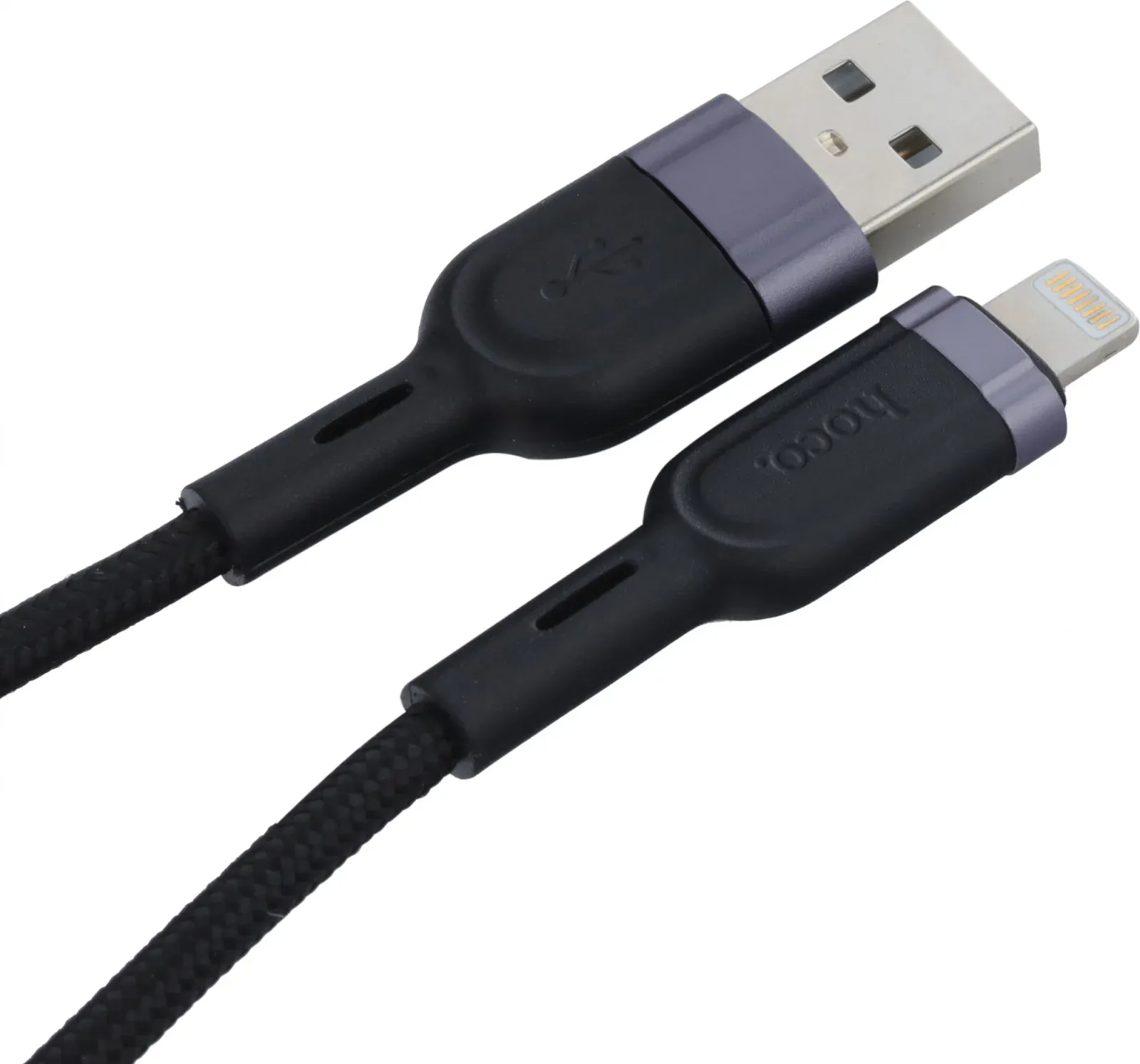 Кабель Hoco U117 IP01481 USB m-Lightning m 1.2м черный