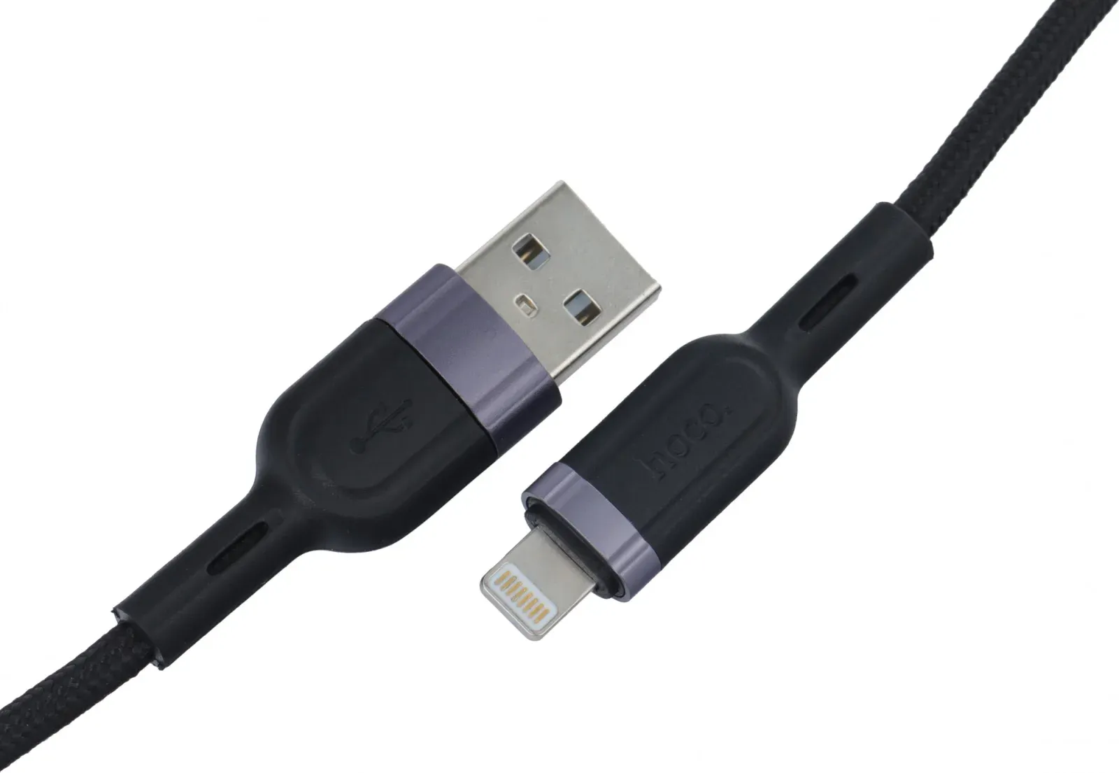 Кабель Hoco U117 IP01481 USB m-Lightning m 1.2м черный - фото 2