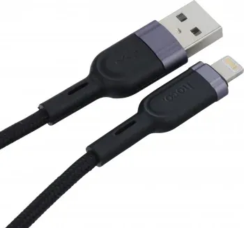 Кабель Hoco U117 IP01481 USB m-Lightning m 1.2м черный - фото 5