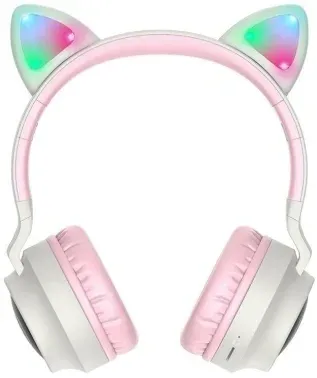 Гарнитура накладные Hoco W27 Cat серый беспроводные bluetooth накладные 18457 - фото 6