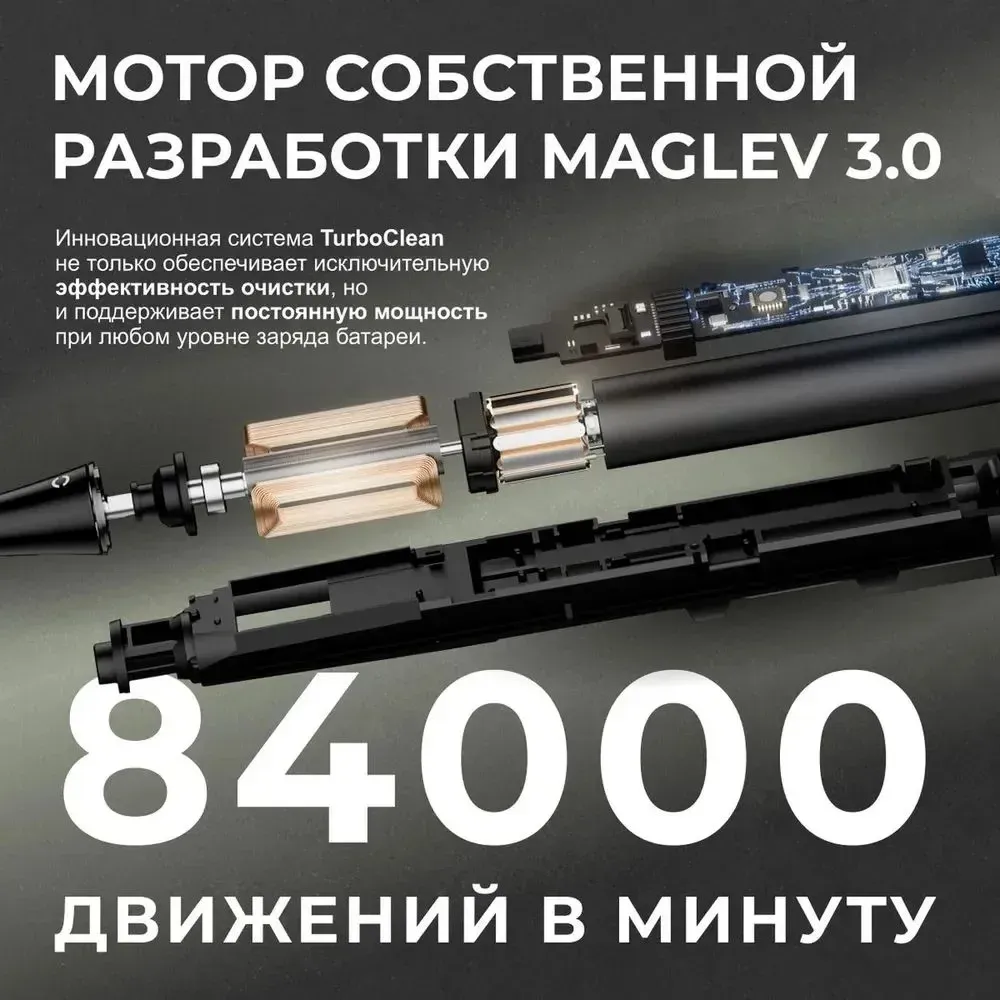 Зубная щетка электрическая Oclean X Ultra V8100 зеленый - фото 3