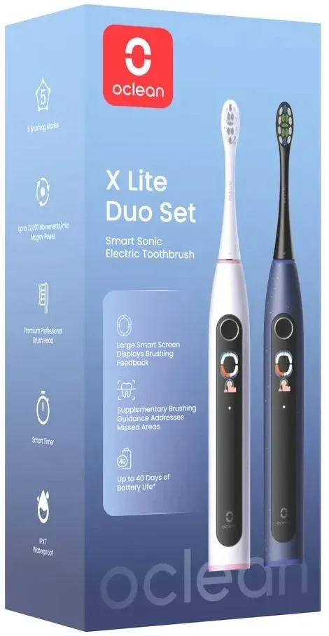 Зубные щетки OCLEAN X LITE DUO SET N1801