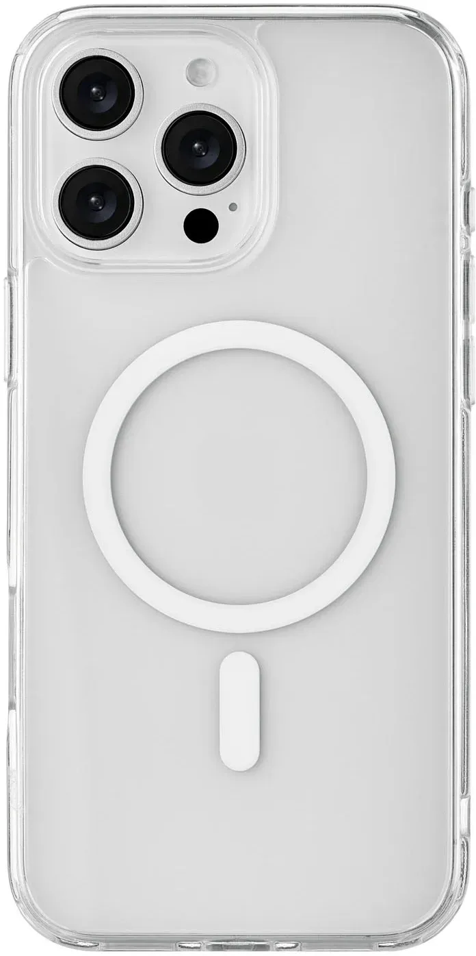 Чехол клип-кейс uBear для Apple iPhone 16 Pro Max Real with MagSafe прозрачный CS398TT69PRL-I24M - фото 6