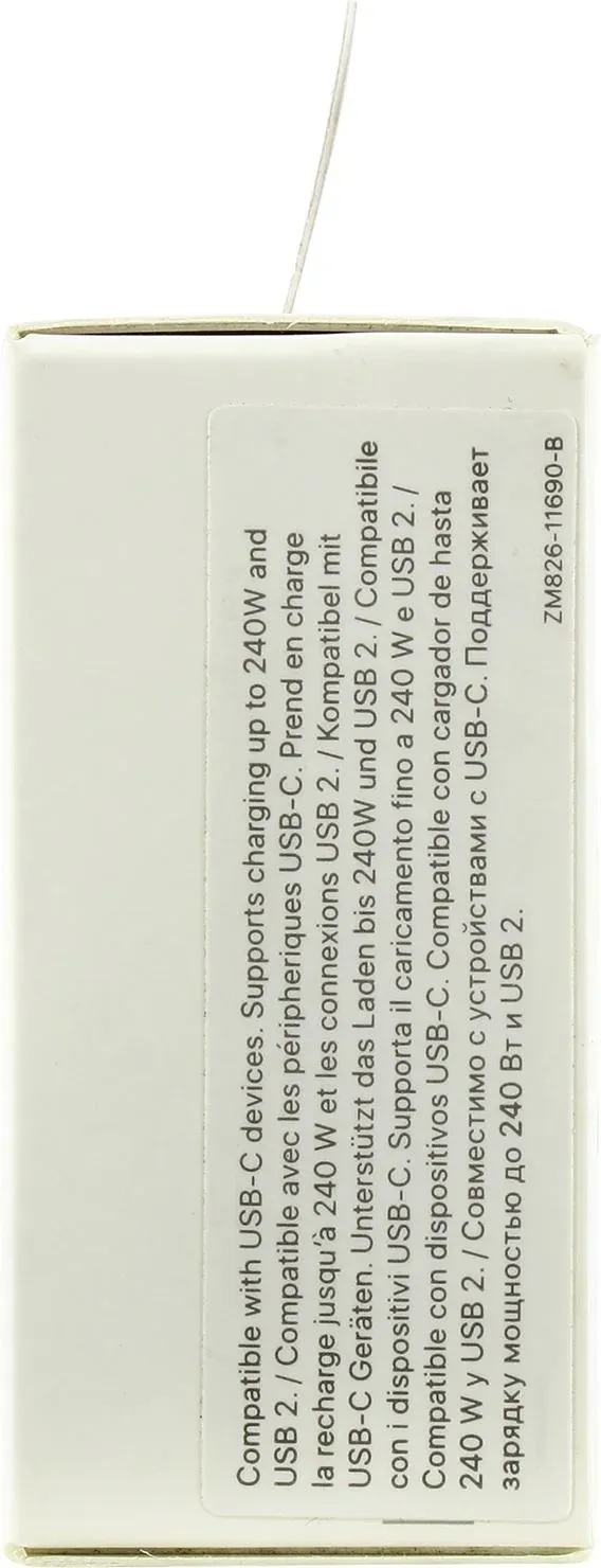Кабель Apple A2794 MU2G3ZM/A USB Type-C m-USB Type-C m 2м белый коробка - фото 6