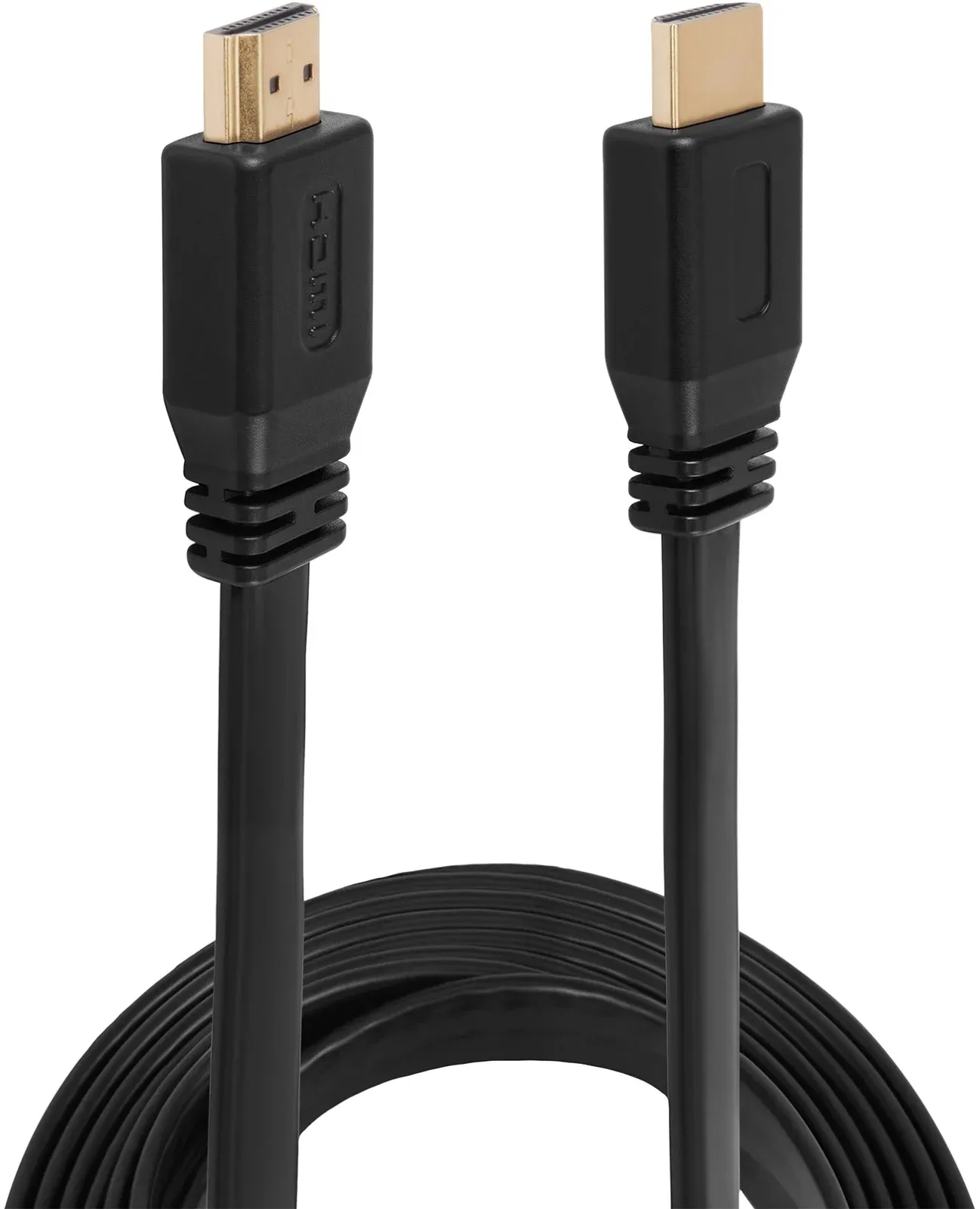 Кабель аудио-видео Buro BU-HDMI-FLAT-v1.4-3m HDMI m/HDMI m 3м. черный - фото 6