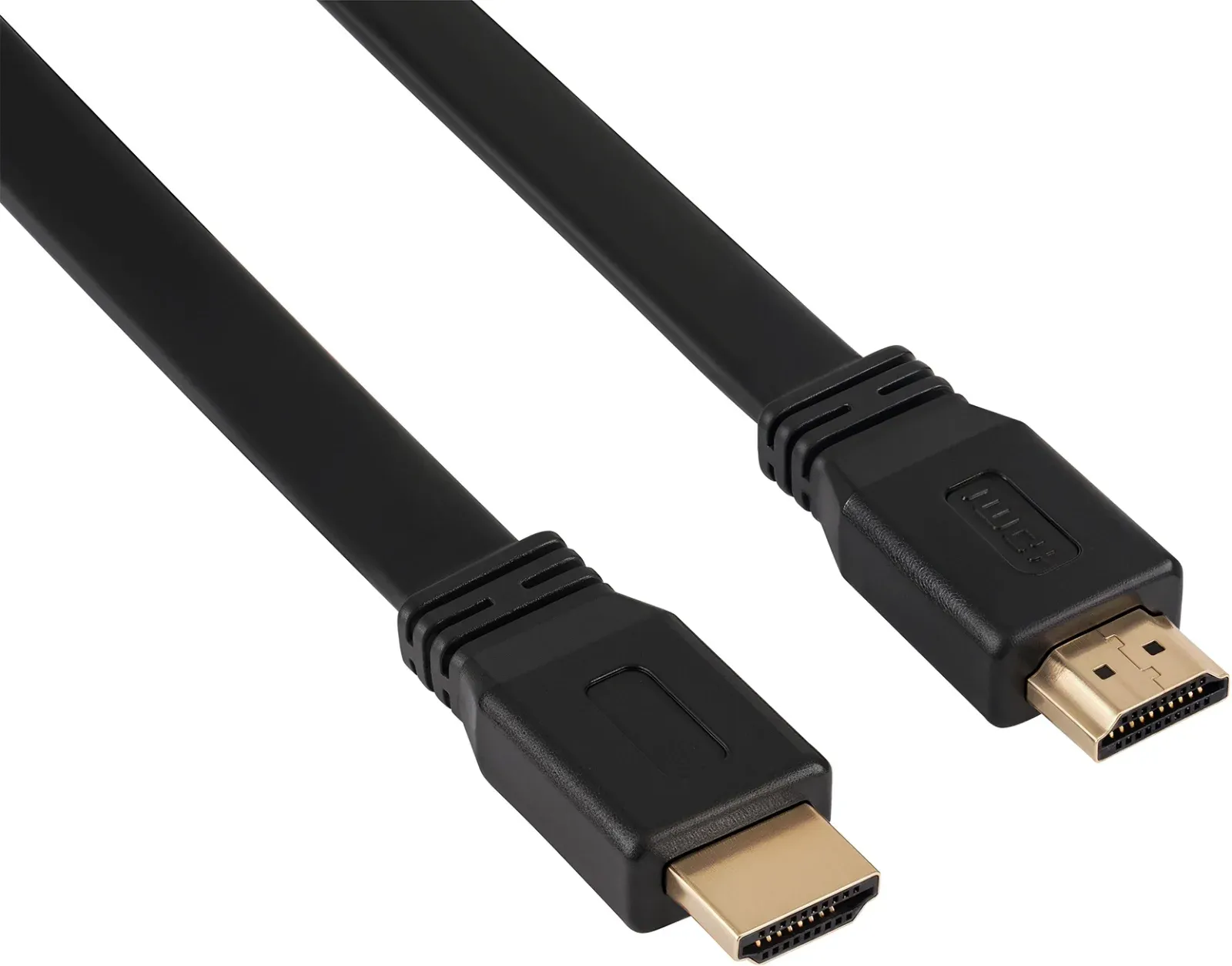 Кабель аудио-видео Buro BU-HDMI-FLAT-v1.4-3m HDMI m/HDMI m 3м. черный - фото 8