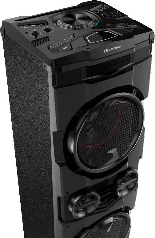 Минисистема Hisense Party rockstar 1600 черный 800Вт FM USB BT - фото 3