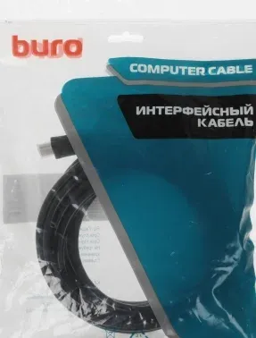 Кабель аудио-видео Buro BU-HDMI-v1.4-5M-FF HDMI m/HDMI m 5м. феррит.кольца позолоч.конт. черный - фото 6