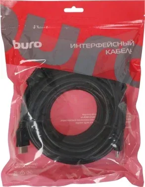 Кабель аудио-видео Buro BU-HDMI-v1.4-10M-FF HDMI m/HDMI m 10м. феррит.кольца позолоч.конт. черный - фото 6