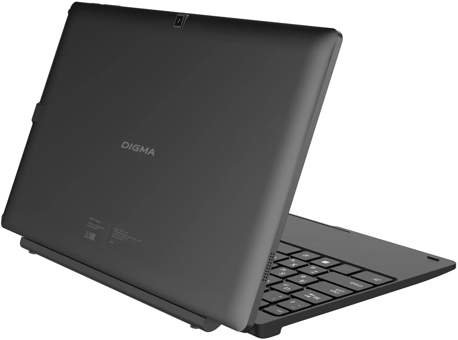 Планшет Digma EVE 1496E N4020 1.1 2C RAM8Gb ROM256Gb 11.6 IPS 1366x768 Windows 11 Home черный 5Mpix 5Mpix BT WiFi microSD 256Gb 5500mAh 435hrs - фото 7