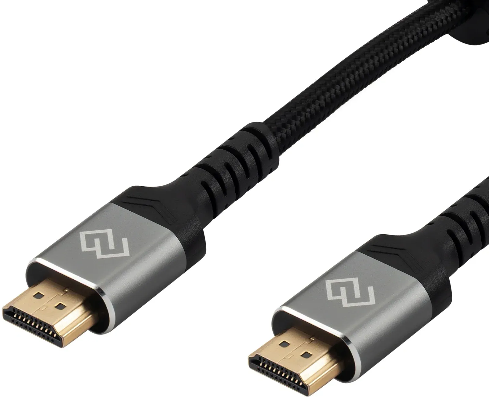 Кабель аудио-видео Digma HDMI m/HDMI m 1.5м. феррит.кольца позолоч.конт. черный D-HDMI-2FF-V2.1-1.5M - фото 4